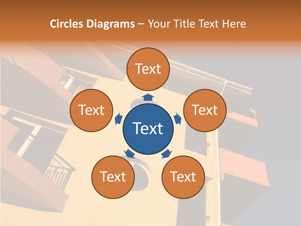 Color Block Blue PowerPoint Template