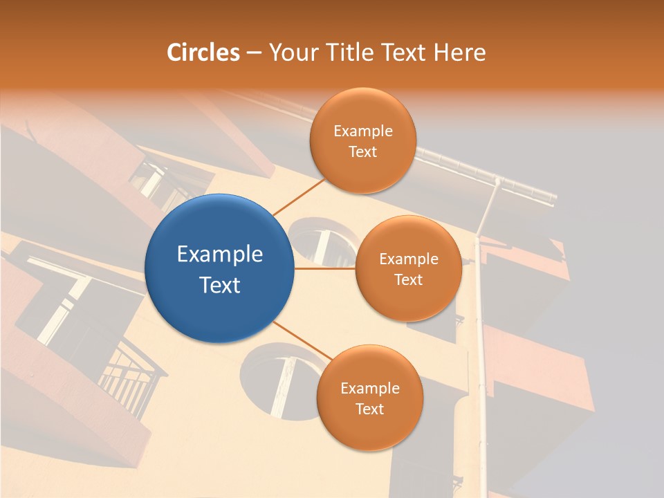 Color Block Blue PowerPoint Template