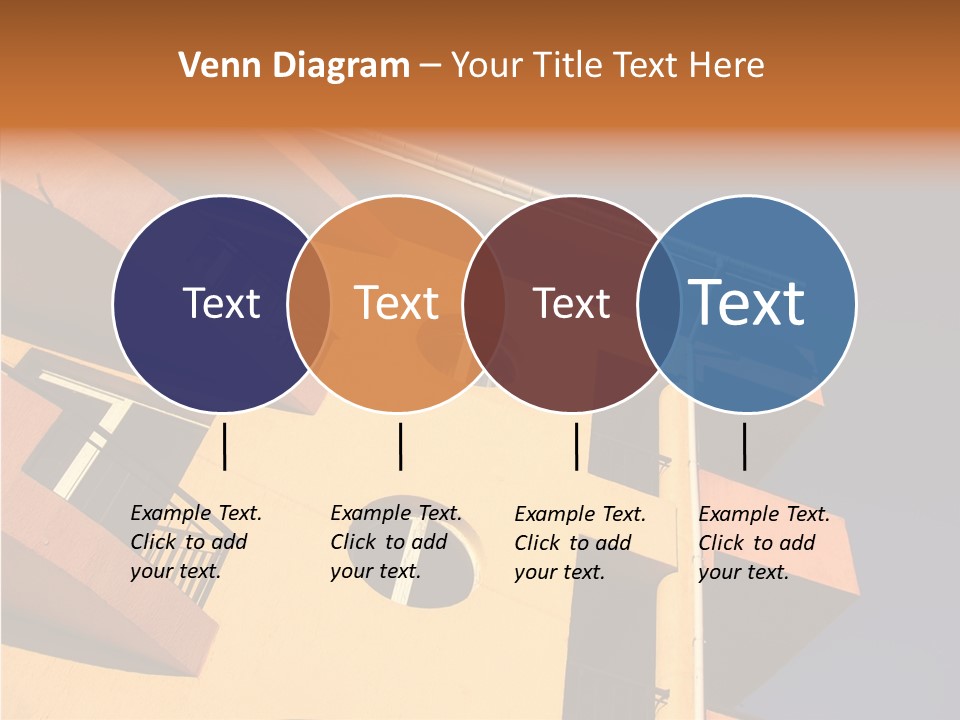 Color Block Blue PowerPoint Template
