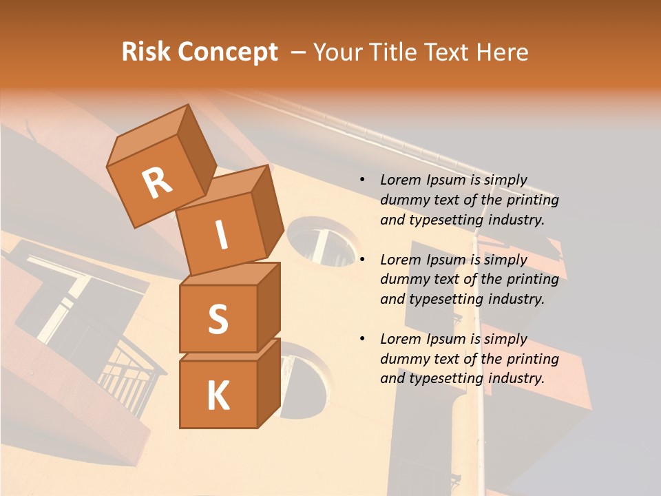 Color Block Blue PowerPoint Template