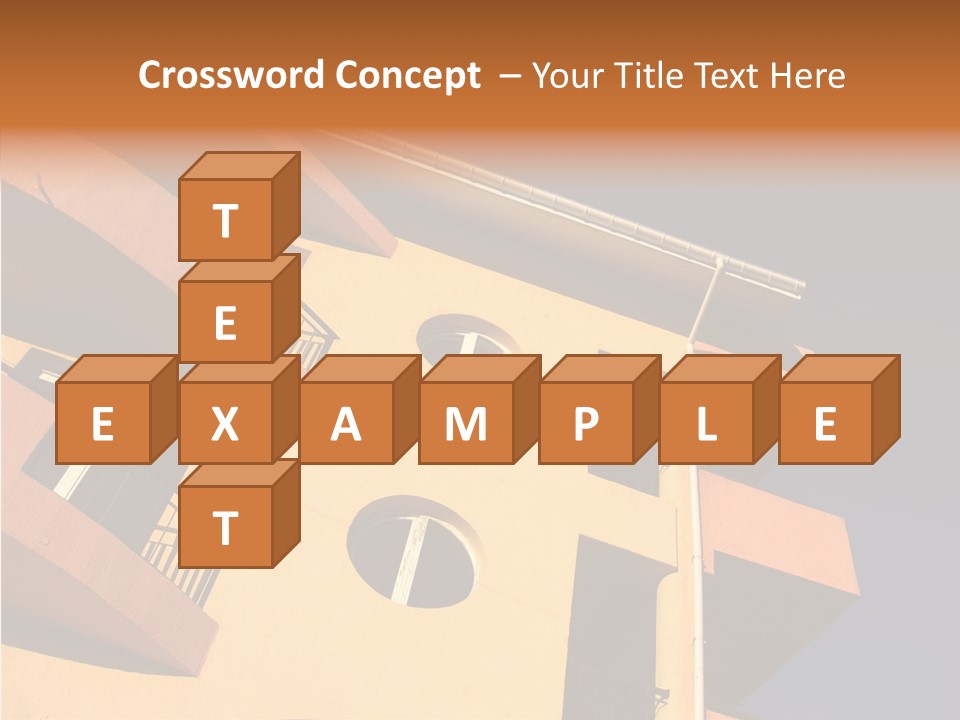 Color Block Blue PowerPoint Template