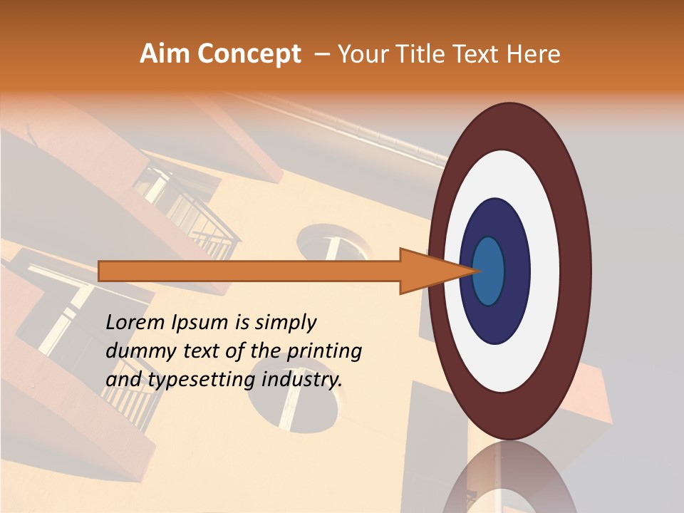 Color Block Blue PowerPoint Template