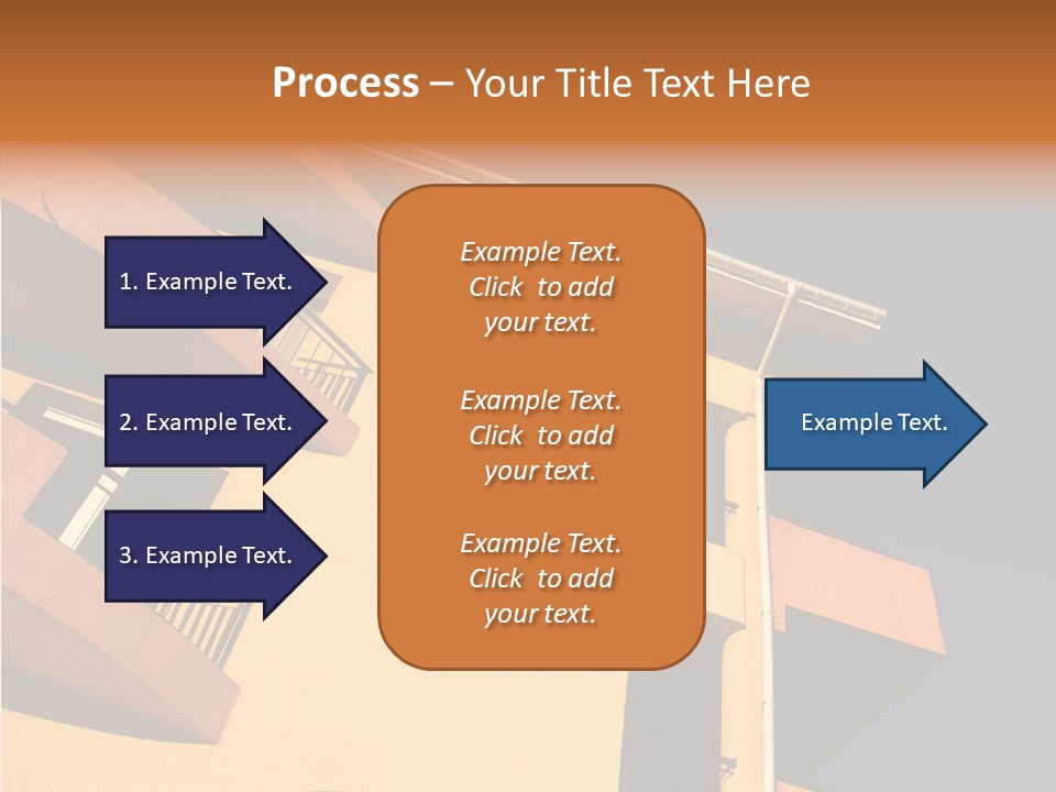 Color Block Blue PowerPoint Template