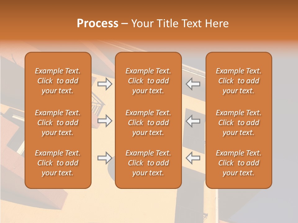 Color Block Blue PowerPoint Template