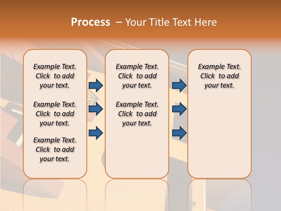 Color Block Blue PowerPoint Template
