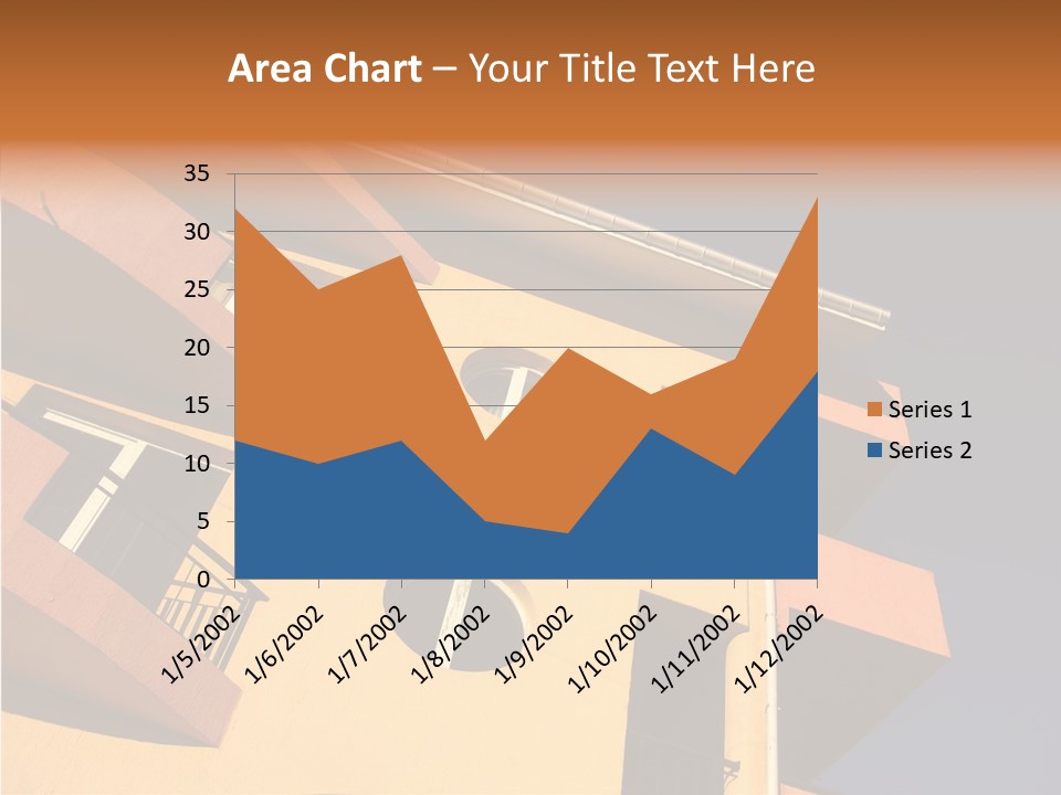 Color Block Blue PowerPoint Template