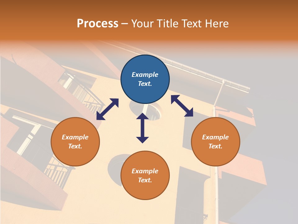 Color Block Blue PowerPoint Template