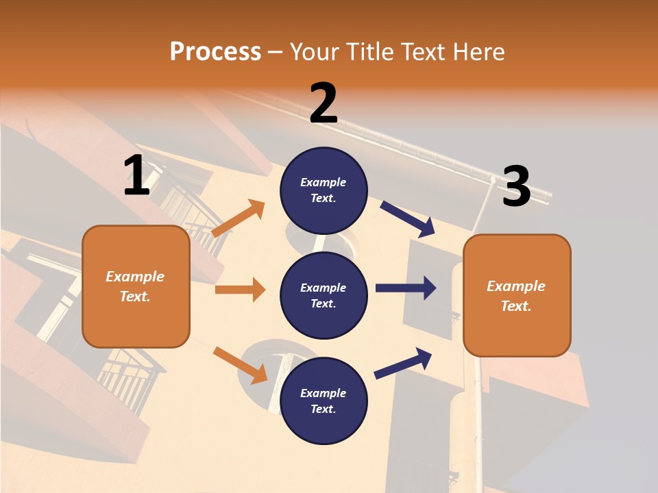 Color Block Blue PowerPoint Template