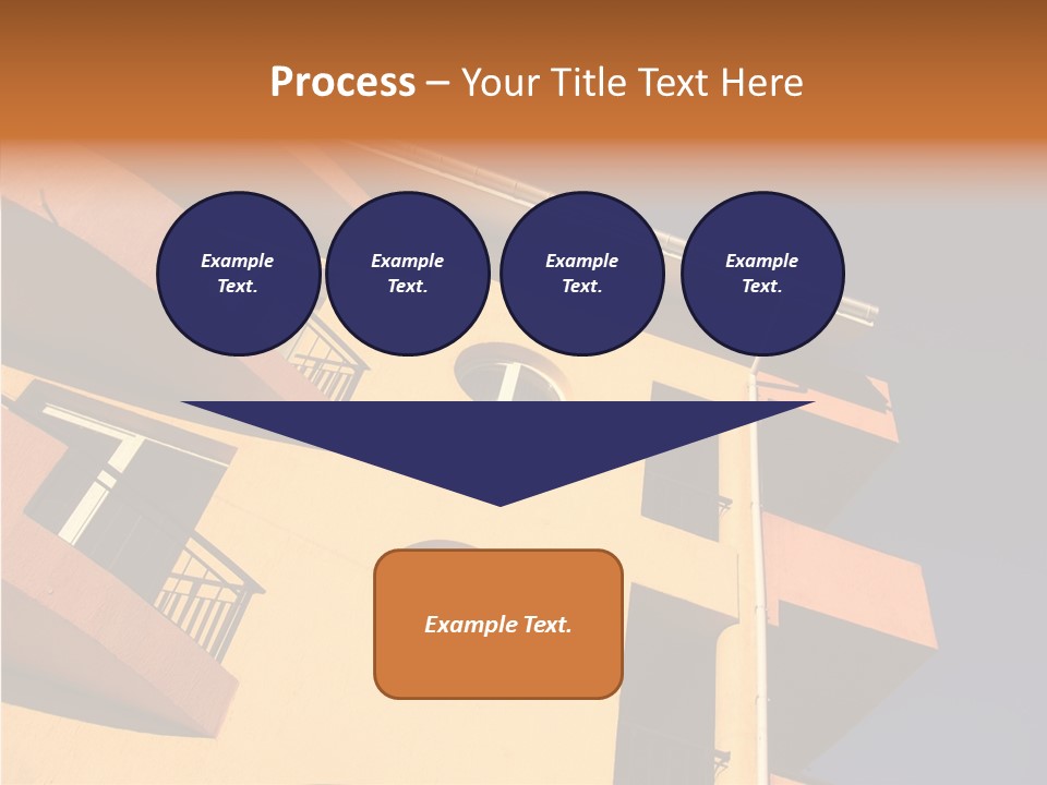 Color Block Blue PowerPoint Template