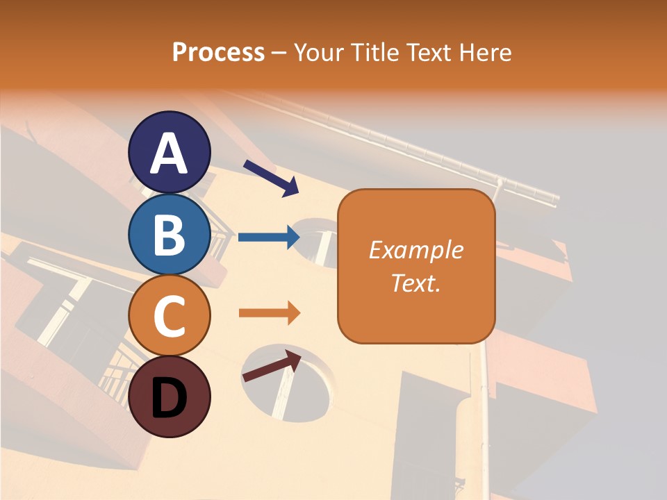 Color Block Blue PowerPoint Template