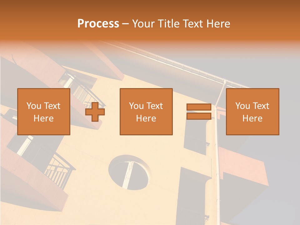 Color Block Blue PowerPoint Template