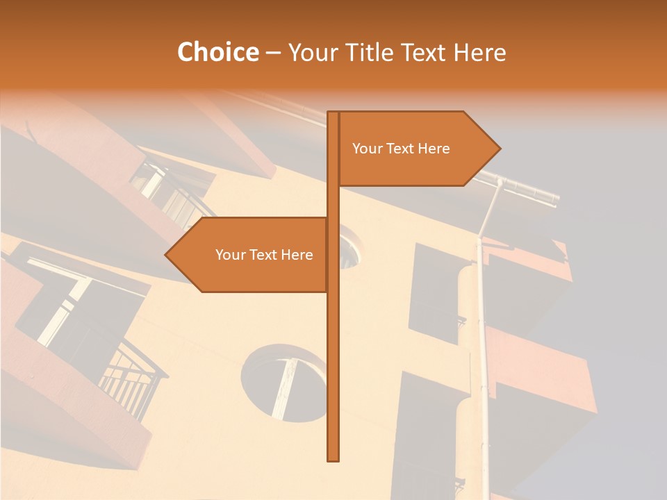 Color Block Blue PowerPoint Template