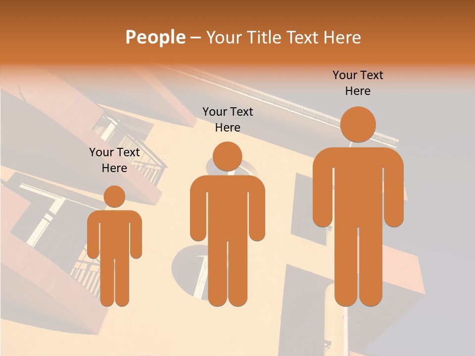 Color Block Blue PowerPoint Template