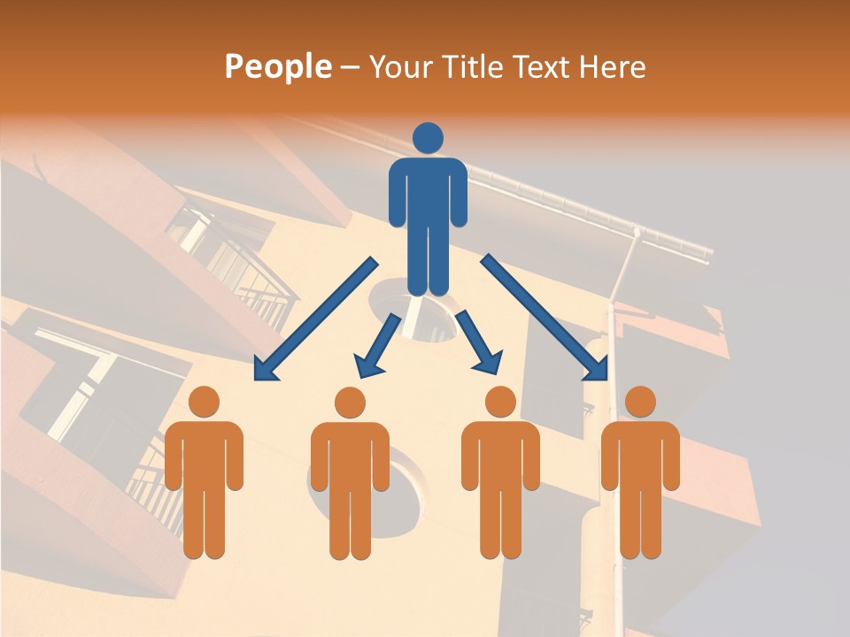 Color Block Blue PowerPoint Template