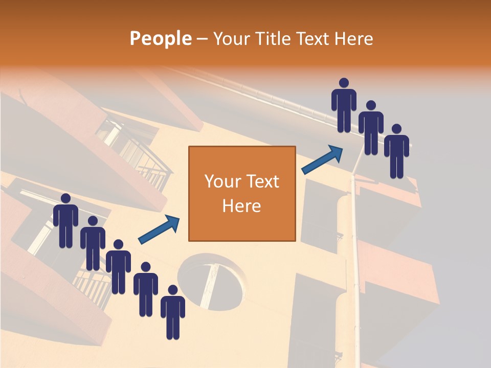 Color Block Blue PowerPoint Template