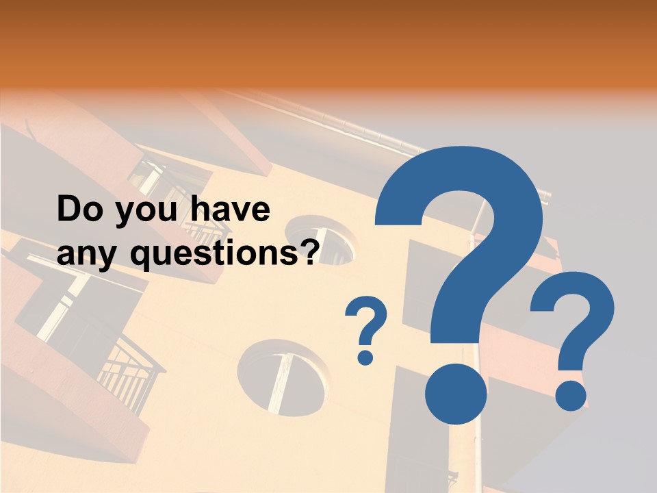 Color Block Blue PowerPoint Template