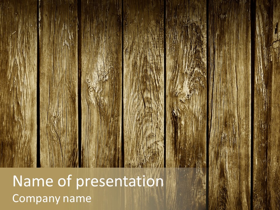 Dark Rundown Design PowerPoint Template