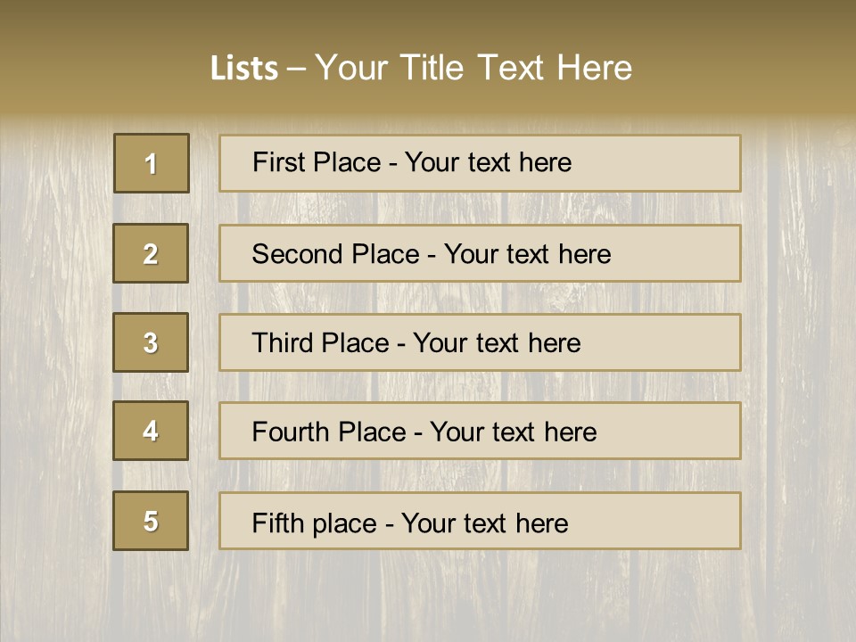 Dark Rundown Design PowerPoint Template