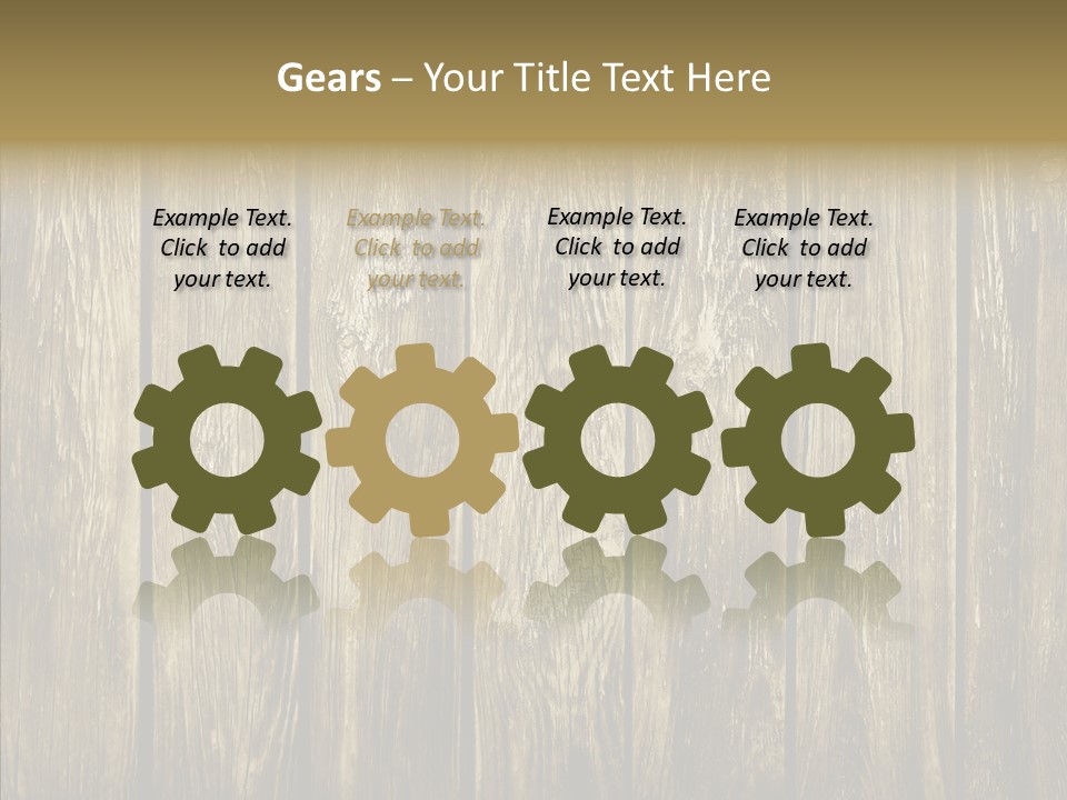 Dark Rundown Design PowerPoint Template