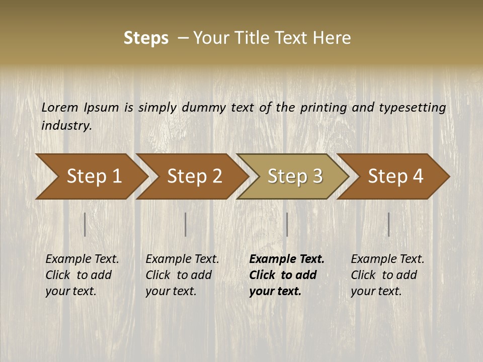 Dark Rundown Design PowerPoint Template