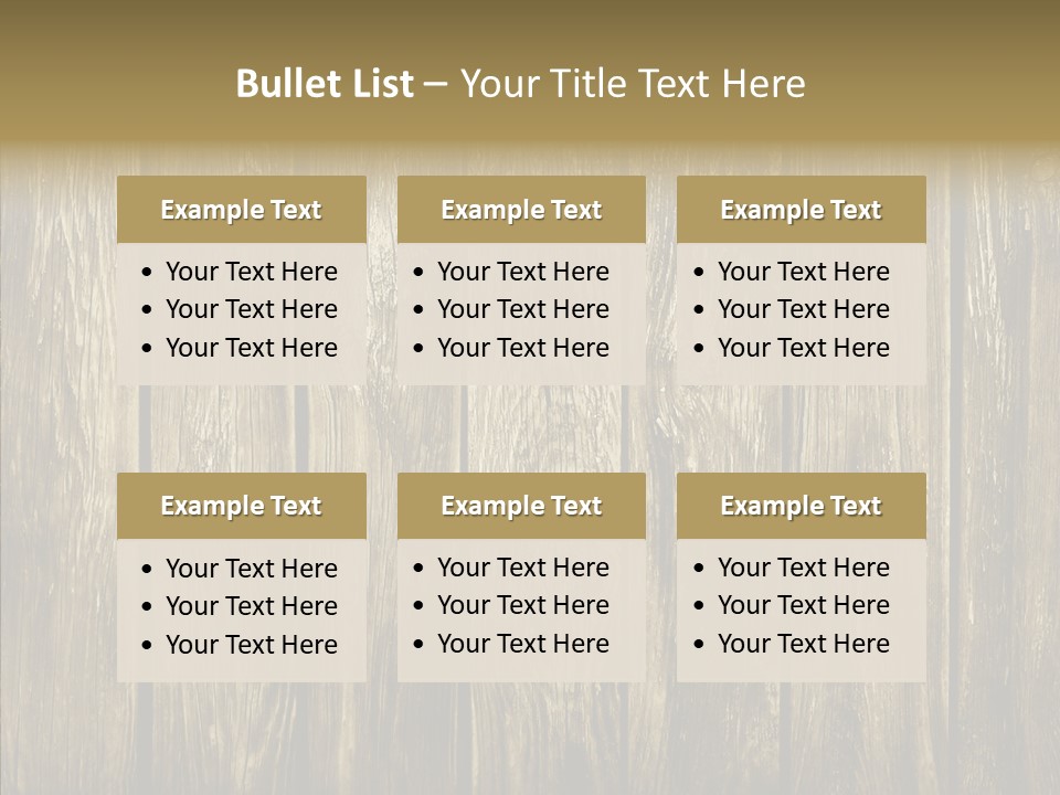 Dark Rundown Design PowerPoint Template