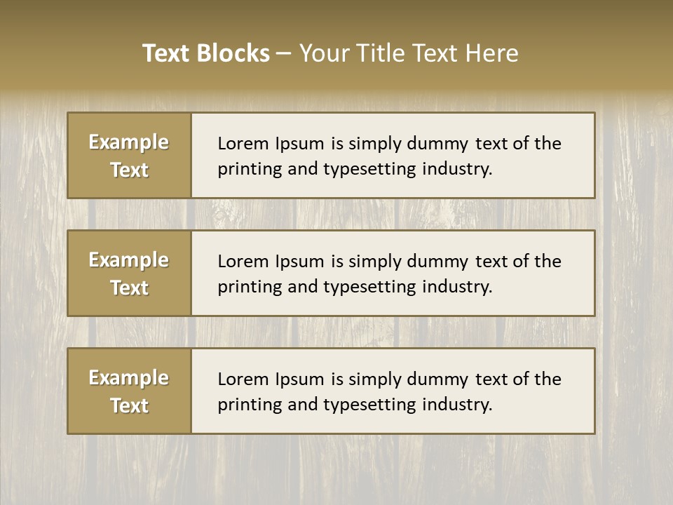 Dark Rundown Design PowerPoint Template