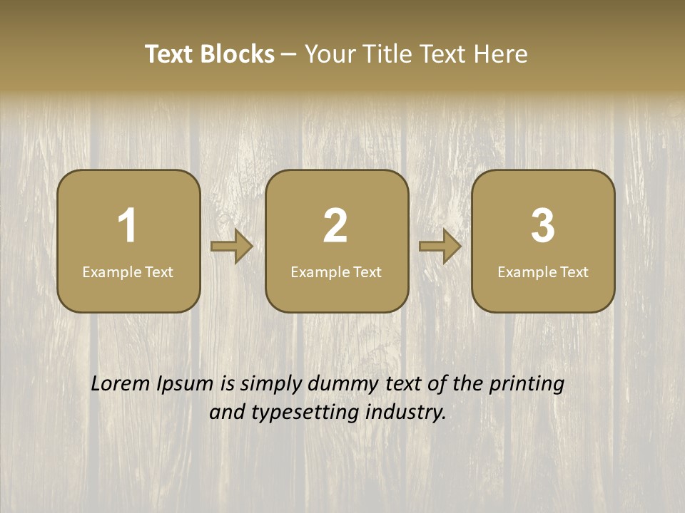 Dark Rundown Design PowerPoint Template