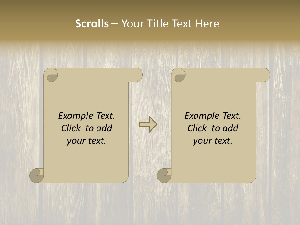 Dark Rundown Design PowerPoint Template