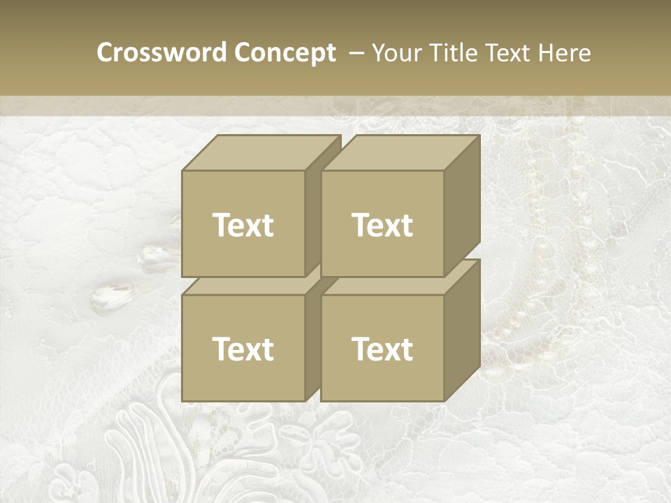 Abstract Cloth Caucasian PowerPoint Template