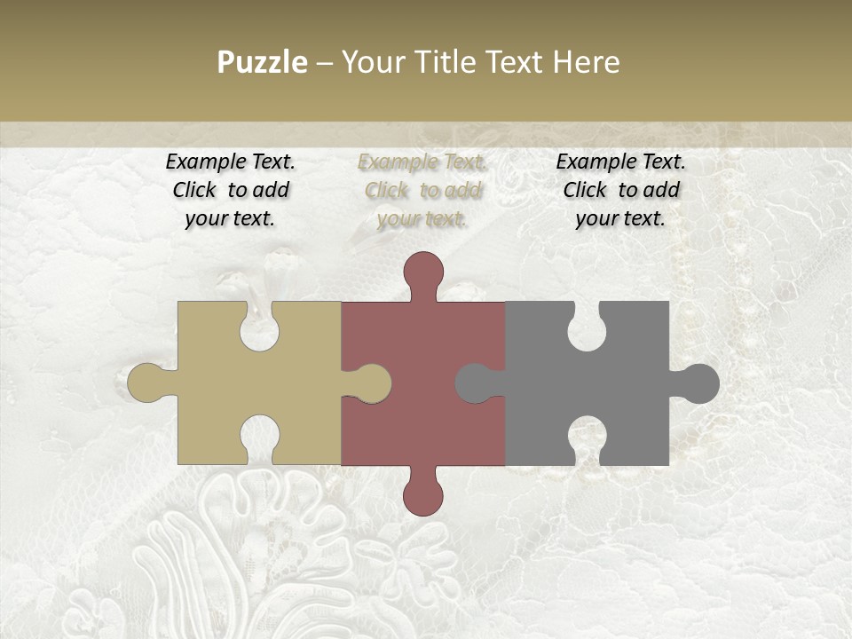 Abstract Cloth Caucasian PowerPoint Template