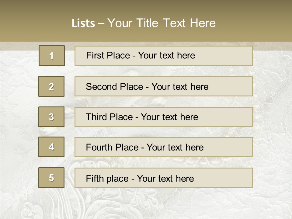 Abstract Cloth Caucasian PowerPoint Template