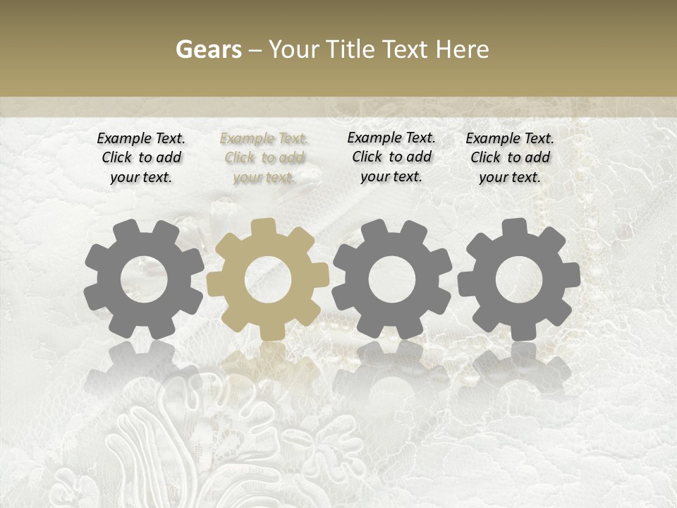 Abstract Cloth Caucasian PowerPoint Template