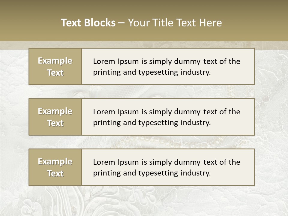 Abstract Cloth Caucasian PowerPoint Template