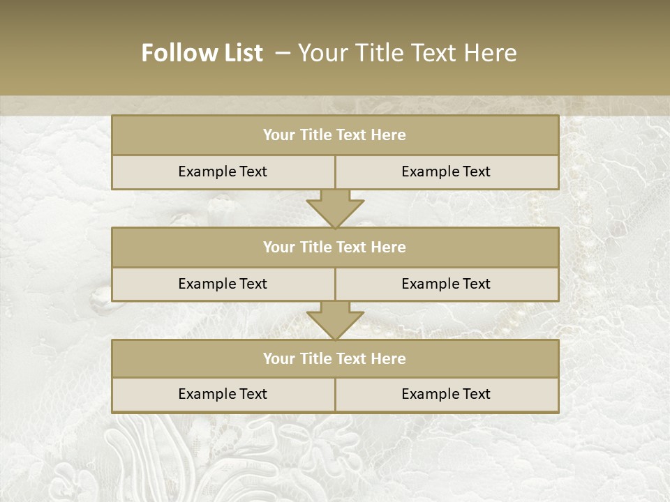 Abstract Cloth Caucasian PowerPoint Template