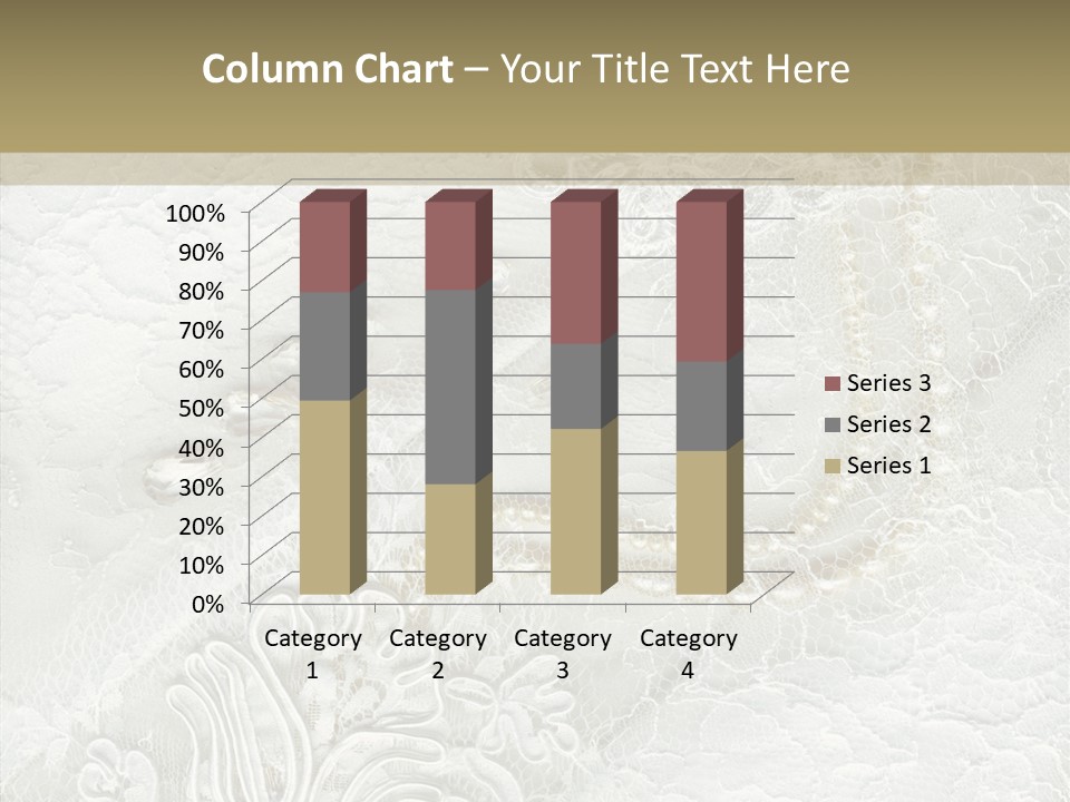 Abstract Cloth Caucasian PowerPoint Template