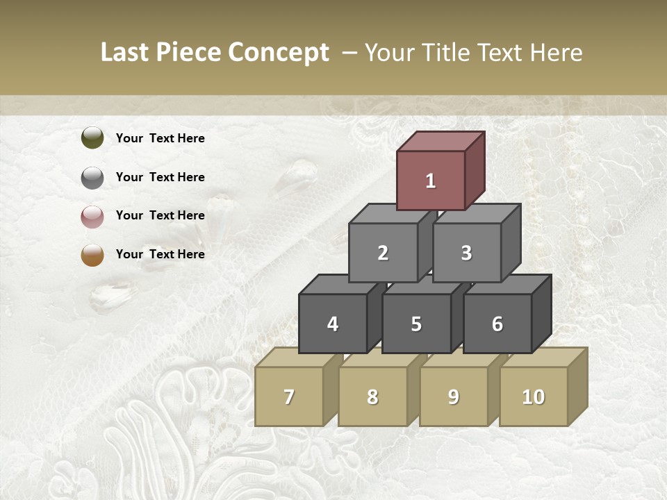 Abstract Cloth Caucasian PowerPoint Template