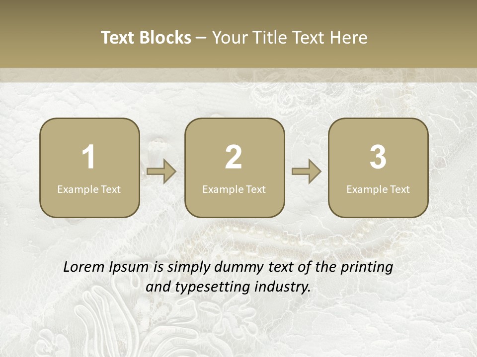 Abstract Cloth Caucasian PowerPoint Template