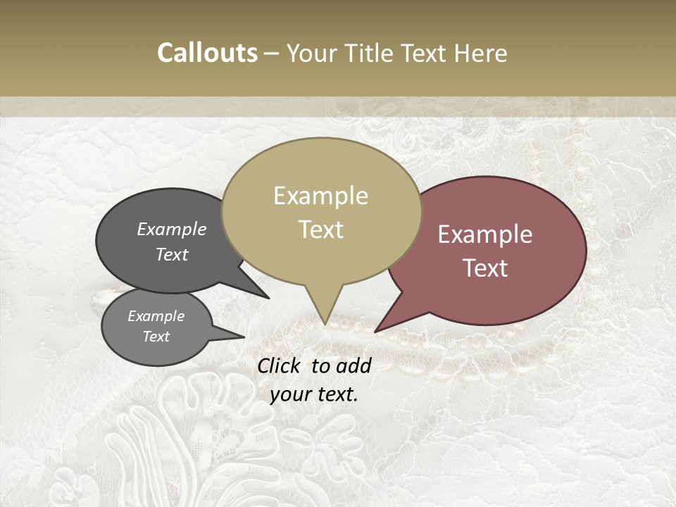 Abstract Cloth Caucasian PowerPoint Template