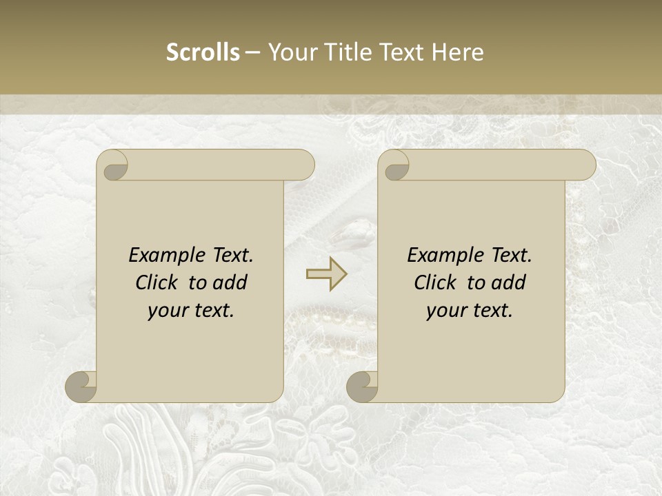 Abstract Cloth Caucasian PowerPoint Template