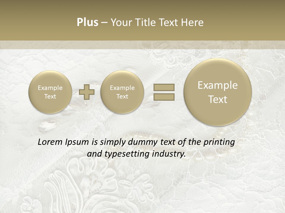 Abstract Cloth Caucasian PowerPoint Template