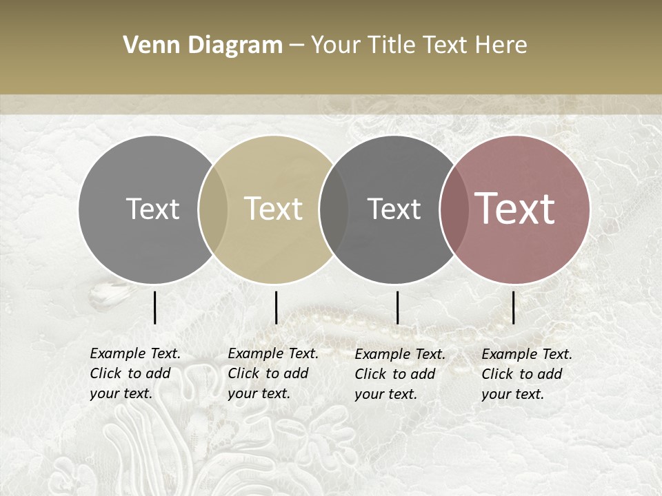 Abstract Cloth Caucasian PowerPoint Template