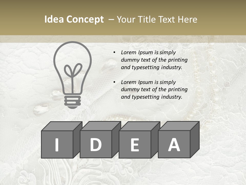 Abstract Cloth Caucasian PowerPoint Template