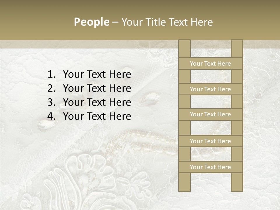 Abstract Cloth Caucasian PowerPoint Template