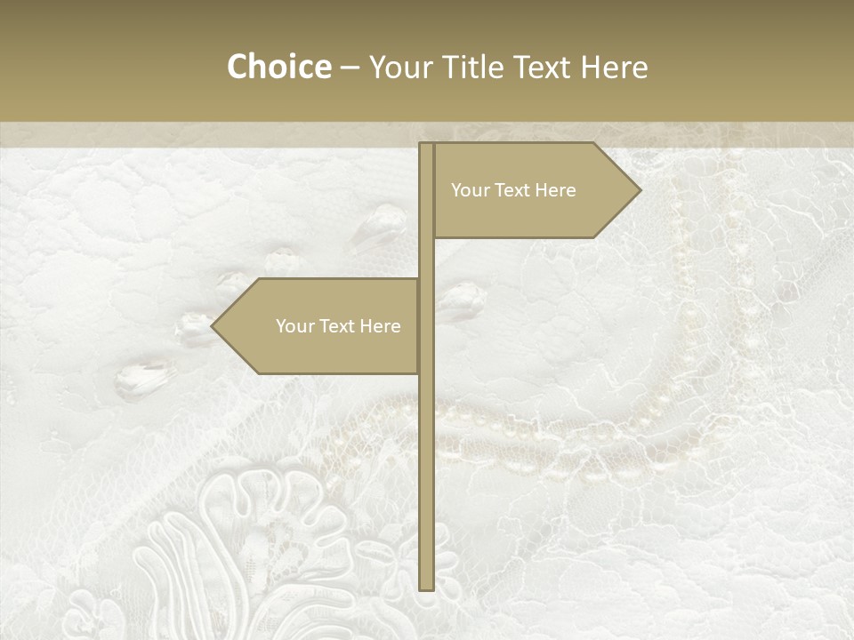 Abstract Cloth Caucasian PowerPoint Template