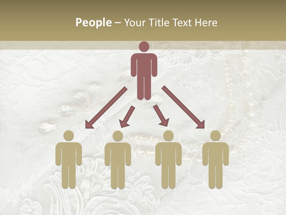 Abstract Cloth Caucasian PowerPoint Template