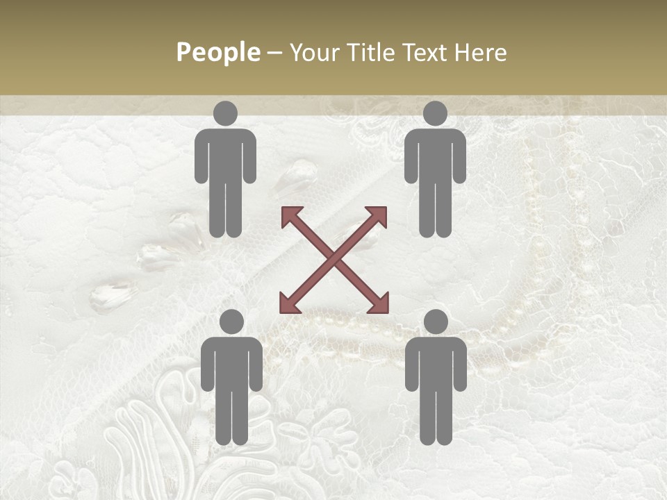 Abstract Cloth Caucasian PowerPoint Template