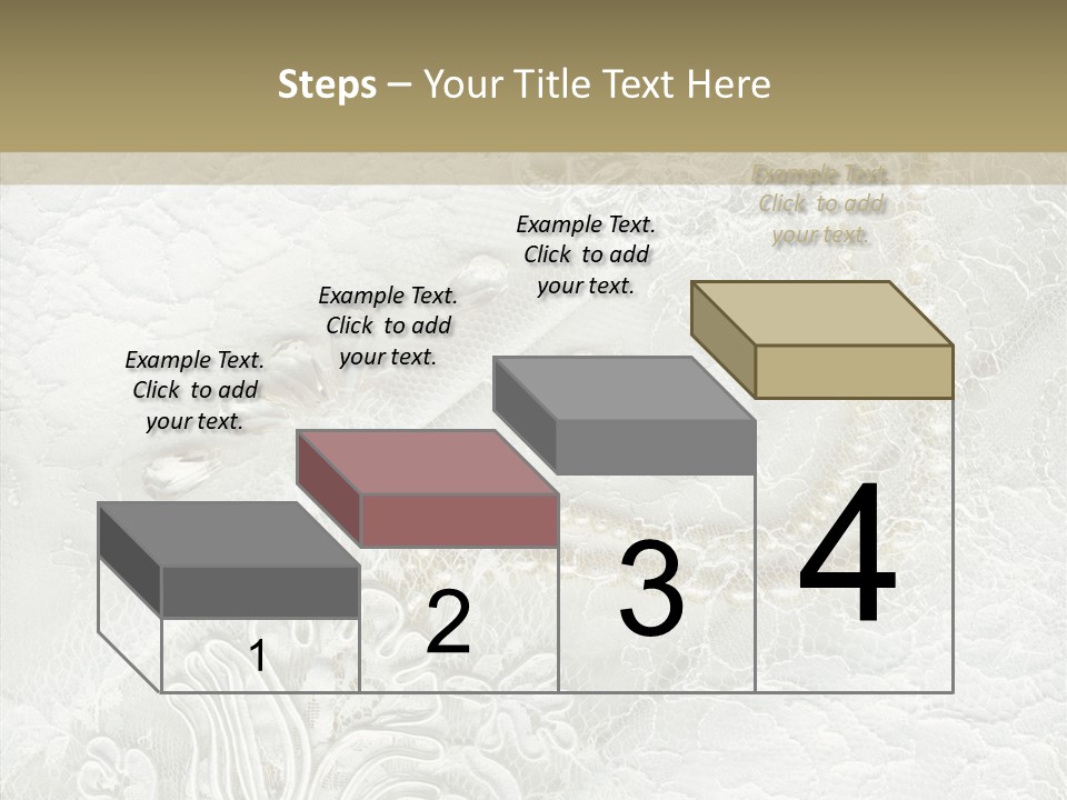 Abstract Cloth Caucasian PowerPoint Template