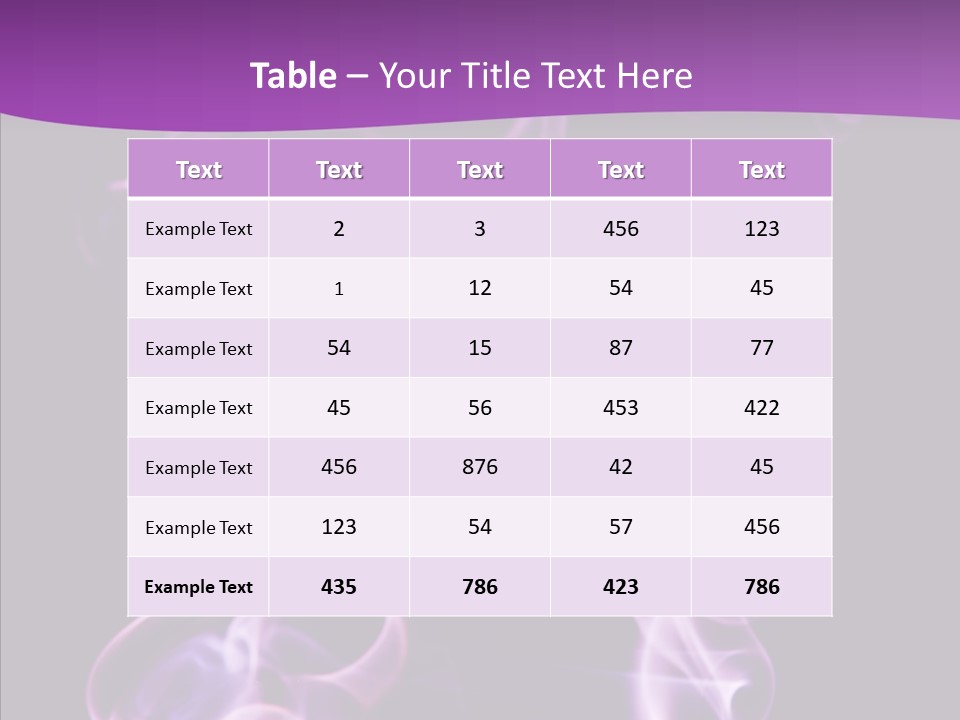 Abstract Light Curve PowerPoint Template