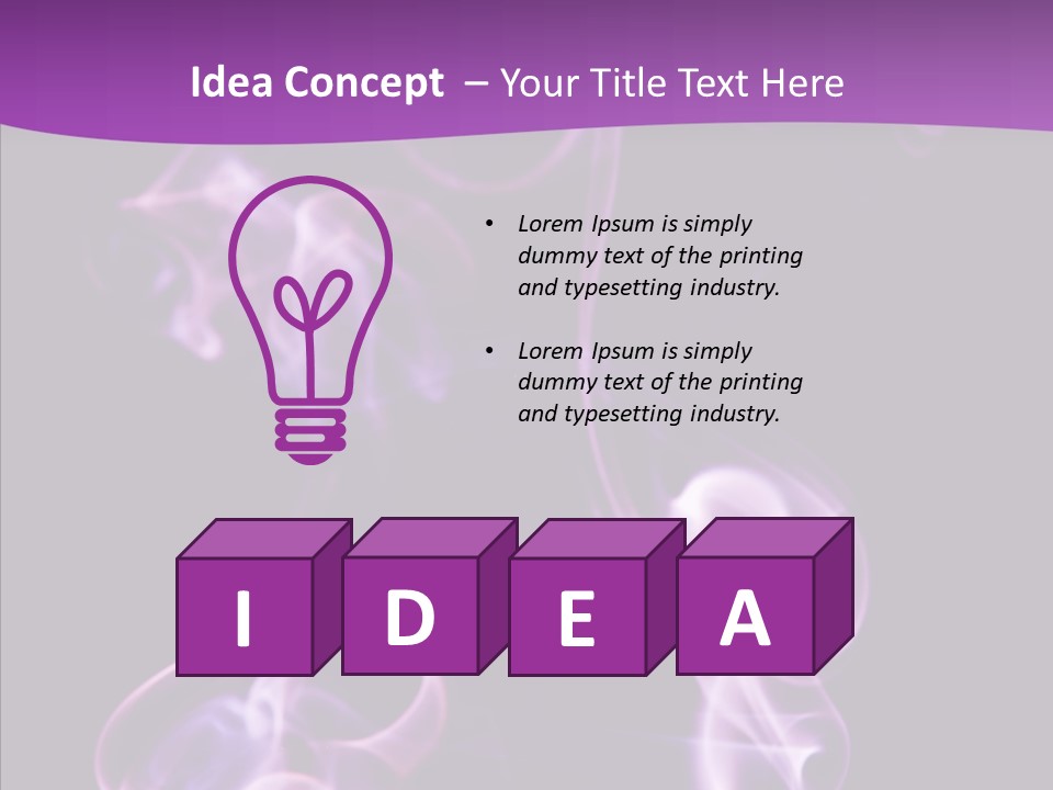 Abstract Light Curve PowerPoint Template