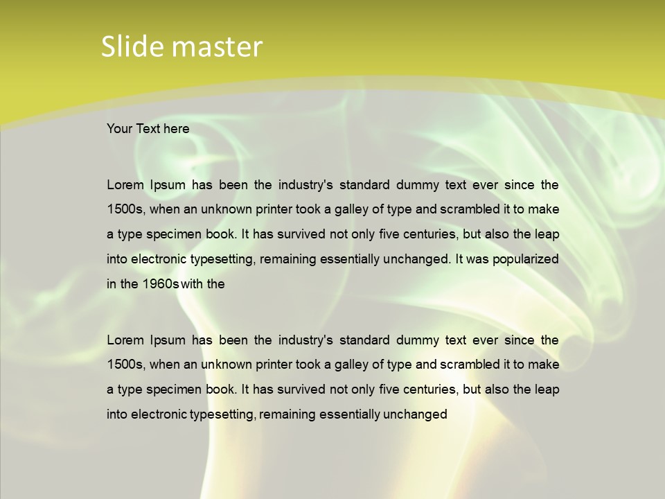Inspiration Light Spurt PowerPoint Template